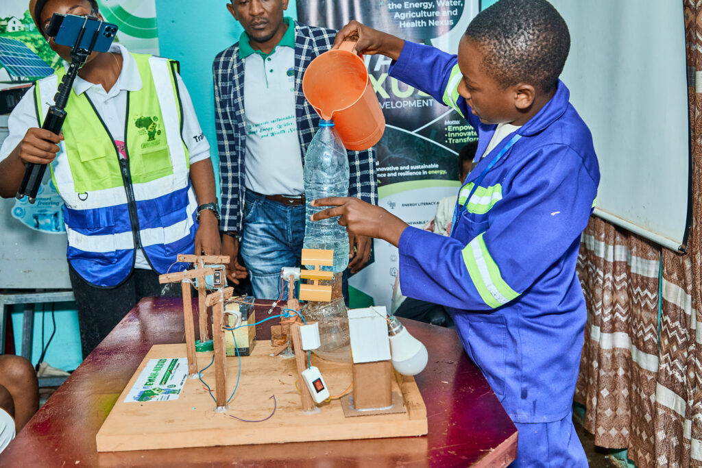EWAH NEXUS team and community members at a project activity in Cameroon